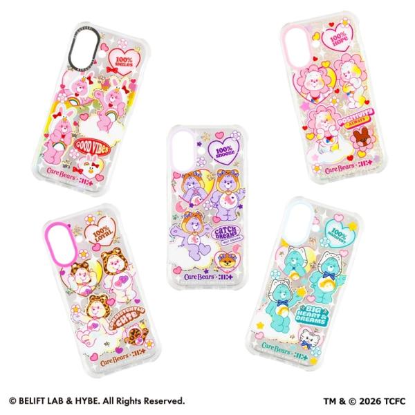 SKINNYDIP スキニーディップ Care Bears ケアベア × ILLIT iPhone17用ケース