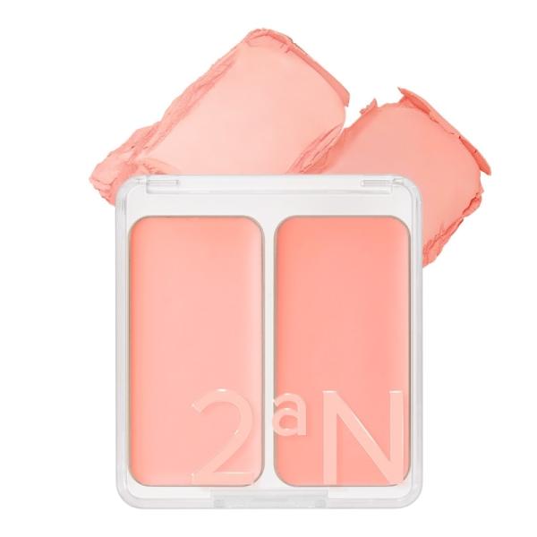 2aN トゥーエーエヌ デュアルチーク 19 Creamy Rosy