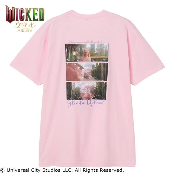 ワイドシルエット】WICKED / ウィキッド Tシャツ グリンダ ピンク
