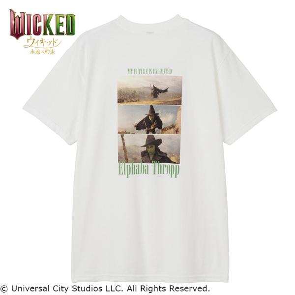 ワイドシルエット】WICKED / ウィキッド Tシャツ エルファバ ホワイト