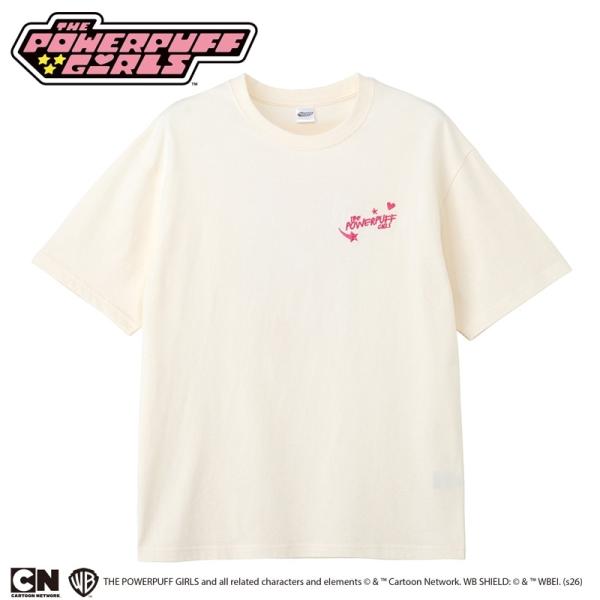 THE POWERPUFF GIRLS / パワーパフ ガールズ Tシャツ バニラホワイト