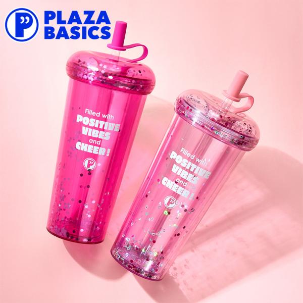 PLAZA BASICS グリッターダブルウォールタンブラー