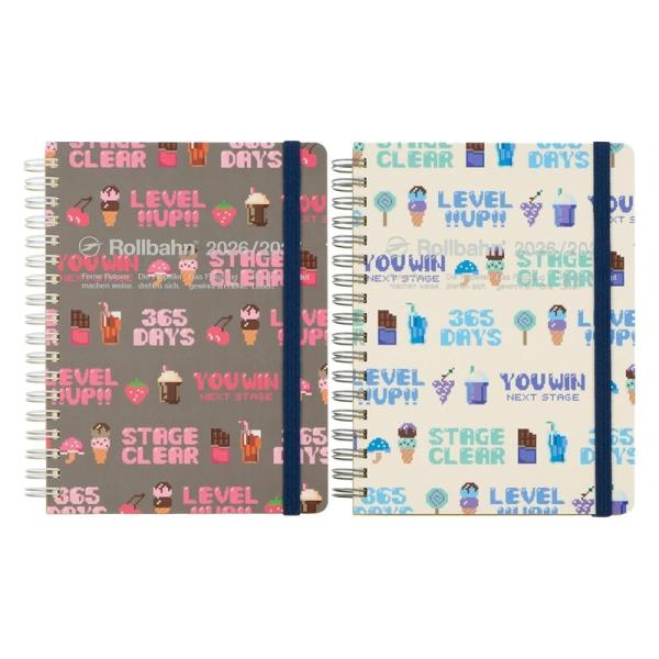 3月始まりの「Rollbahn(ロルバーン)」ダイアリーです。1カ月の予定を一目で確認できるマンスリータイプ。ワクワクするようなモチーフやキーワードを粗いドット絵でユーモラスに表現したデザイン。B6に近いサイズ感が人気のLサイズ。【サイズ】...