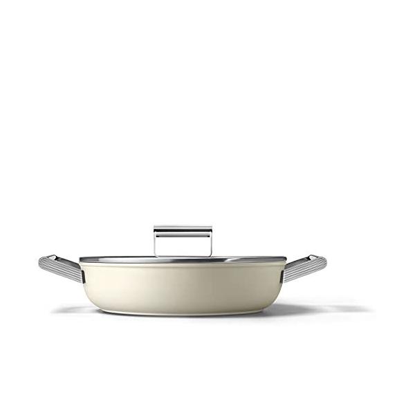 並行輸入品 Smeg Cookware 50年代スタイル 焦げ付き防止ディープ