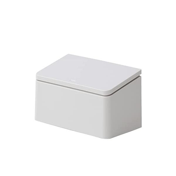 他サイト： ideaco(イデアコ) ゴミ箱 フタ付き グレー 1.8L TUBELOR flat rectangle (チューブラー フラットレクタングルの商品画像