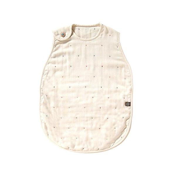 他サイト： 10mois(ディモワ) - BOBO ふくふくガーゼ(6重ガーゼ) トドラーキッズスリーパー ドット 着丈64cm 2~7歳頃まで 8385の商品画像