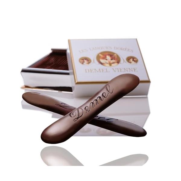 他サイト： デメル DEMEL ソリッドチョコ猫ラベル ヘーゼルナッツ チョコレート お菓子 高級 洋菓子 ギフト プレゼント 猫 カカオ ウィーン バレンの商品画像