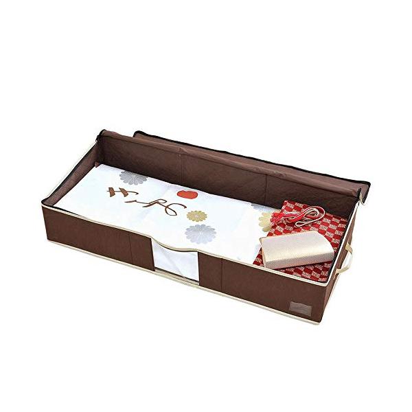 他サイト： アイメディア 着物一式収納ケース 炭入り消臭 衣類収納 収納ボックス 衣類用 収納袋 不織布 持ち手付 防塵 透明窓付き 帯 浴衣保管の商品画像