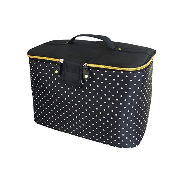 ・ブラック 35×21×24 AF1489・・PatternName:プレーンドット・【本体サイズ】約W35×D21×H24cm、仕切り約　W9×D17×H6.5cm、マ ッ ト約　W33×H50cm、【紙おむつの収納枚数】新生児用：約48...