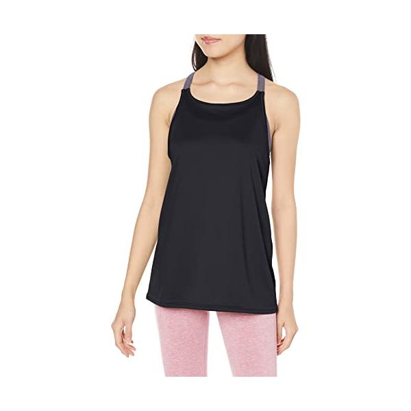 他サイト： [アツギ] タンクトップ [クリアビューティアクティブ] ヨガ レイヤード カップ付きキャミソール 重ね着風 47017CS レディース ブラッの商品画像