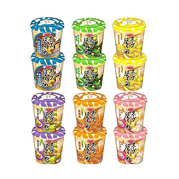 エースコック スープはるさめ 6種類詰合せ（かきたま・わかめと野菜