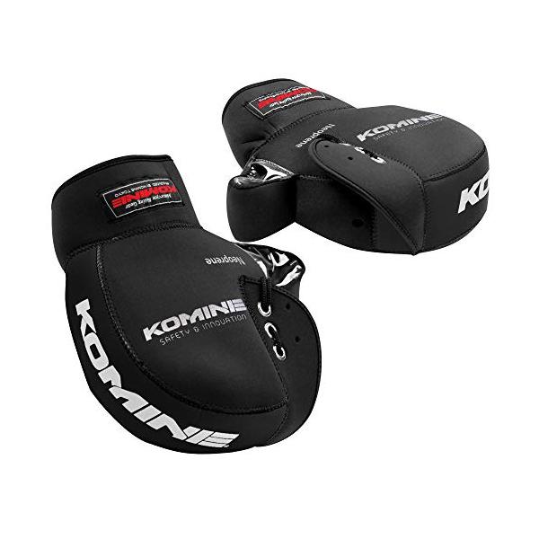 他サイト： コミネ(KOMINE) バイク用 ネオプレーンハンドルウォーマー/ハンドルカバー ブラック フリー AK-021 345の商品画像