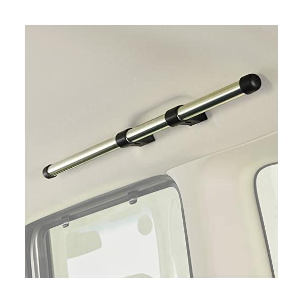 他サイト： カーメイト 車内収納 クロスライド シリーズ サイドバー 軽自動車 コンパクトカー 用 左右セット NS123 シルバーの商品画像