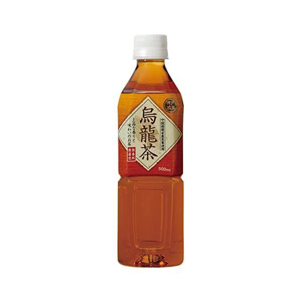 他サイト： 神戸茶房 烏龍茶 PET 500ml ×24本 [ 無香料 無着色 国内製造 ウーロン茶 ]の商品画像