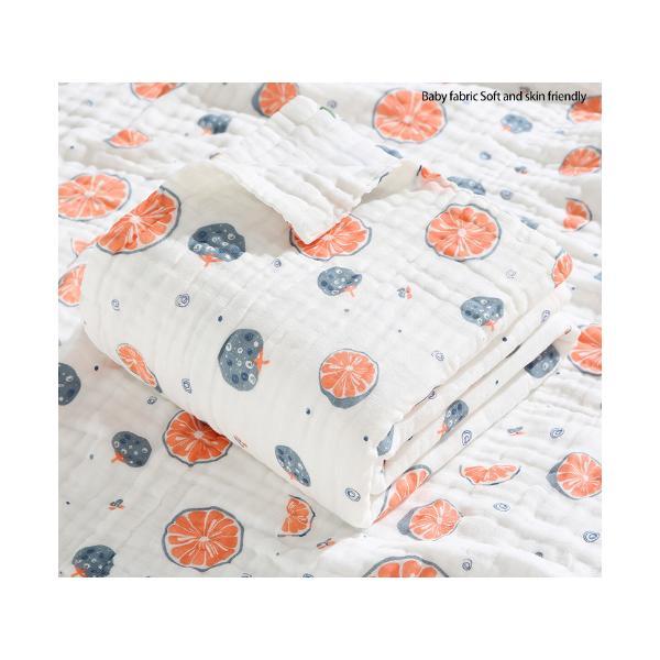 【サイズ】（約）110*110cm【素材】 コットン（綿）赤ちゃんのお肌にやさしいガーゼ素材のおくるみです。通気性の良いモスリンコットンを使用。柔らかくて肌ざわりが良いうえに丈夫な為、長くご使用いただけます。日差しや冷房から、大切な赤ちゃん...