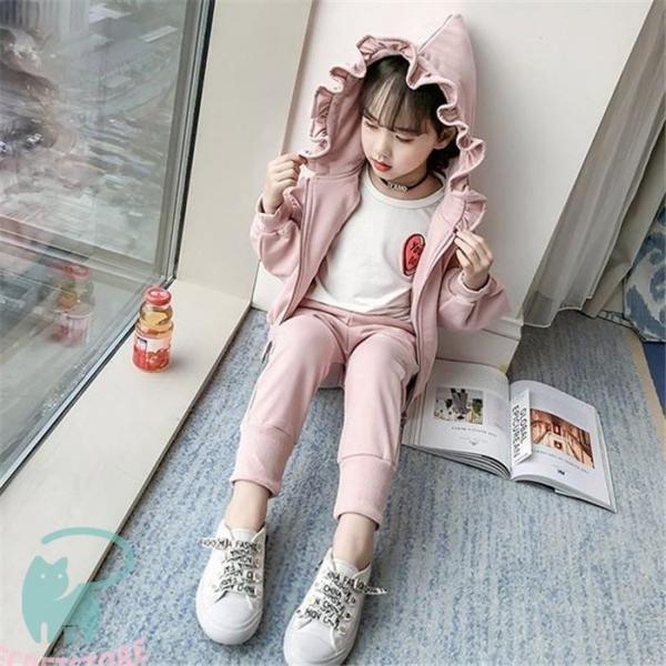 ■素材：コットン/ポリエステル■カラー：グレー、ピンク■サイズ：110-160■原産地：中国