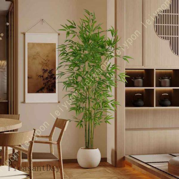フェイクグリーン 大型 竹 リアル 鉢付き そっくり 室内 屋外 玄関 リビング オフィス 造花 観葉植物 フェイク フェイク植物 鉢植え 人工緑植木 装飾り