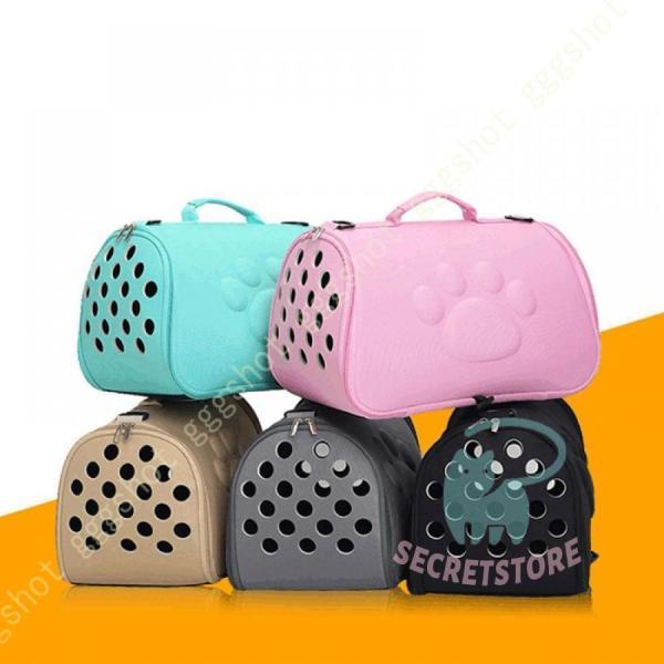 可愛い愛犬とおでかけできる▼サイズ：43*25*26cm（推奨体重4kg以下）52*27*28cm（推奨体重6kg以下）▼適用場所：アウトドア、野外、キャンピング、ドライブ、旅行、通院、散歩、電車移動、災害避難、帰郷、定期健診など、新幹線、...