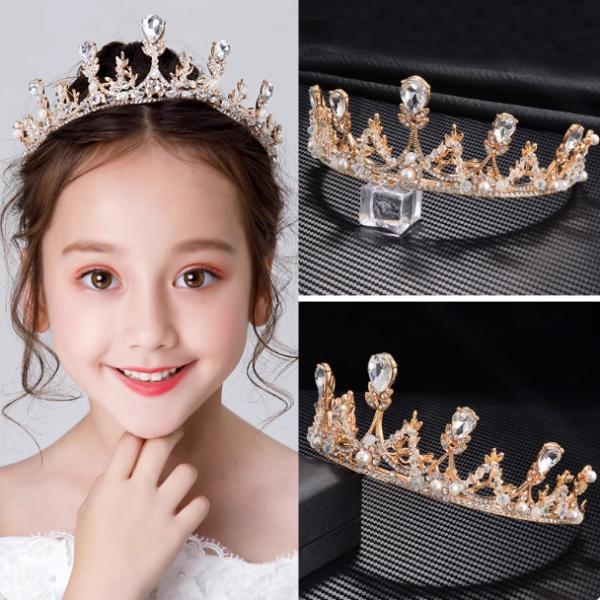 ティアラ クラウン ヘッドドレス 髪飾り 花嫁 結婚式 挙式 飾り ヘアアクセサリー カチューシャ 頭飾り ブライダル 披露宴 二次会 発表会 演奏会 コンサート ウエディング/ウェデイング 王冠 ジュエリー ウェディング小物 高品質 おし...