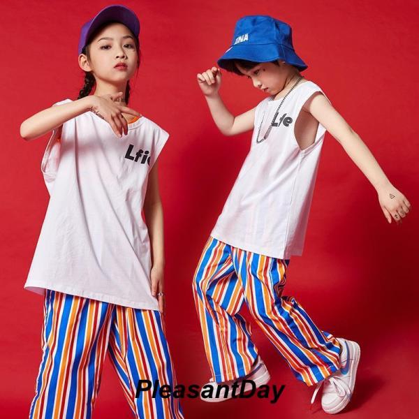 ダンス服装 体操服 JAZZ DANCE tシャツ スウェット キッズチアリーダー hiphop ヒップホップ 女の子 ステージ衣装 ダンスウェア 子供 応援団 運動会 甲子園 チアガール衣装 舞台演出服　おしゃれ　ストリート系　B系　K-...