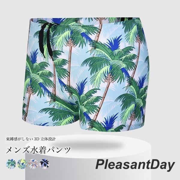 メンズ 水着 トランクス 海パン 速乾 水泳パンツ 水陸両用 立体 サーフパンツ 裏地付き スイミングパンツ ビーチパンツ スイムウェア ボトムス ショートパンツ 男性 水着パンツ リゾート プール 海 水遊び グリーン グレー立体縫製でス...