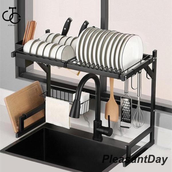 【仕様】材質：本体/201ステンレス（粉体塗装）、吸盤/シリコンゴム耐荷重(約)：最大30kg本体サイズ：(約)幅65cm×奥行31.5cm×高さ52cm本体重量：(約)2.2kgカラー：ブラック【商品内容】水切りラックフレーム × １（包...