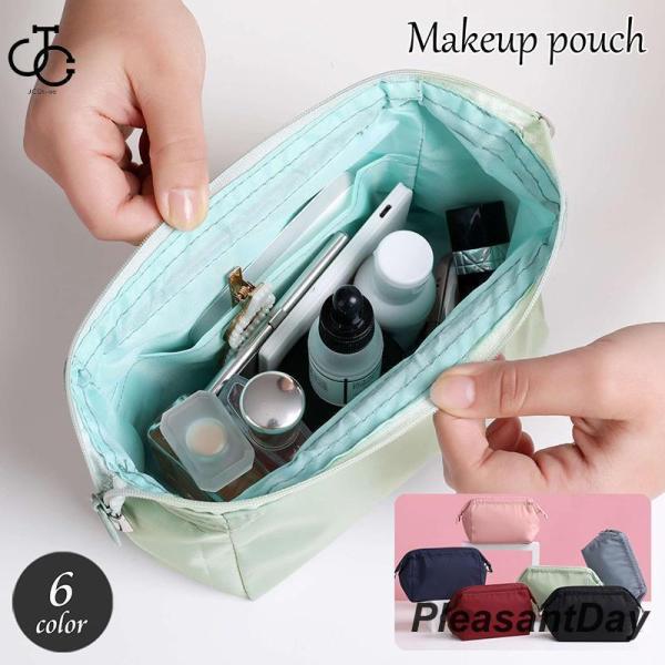 ガバッと開いて見やすく取り出しやすい化粧ポーチ。お出かけや旅行先への持ち運びにも便利です☆【サイズについて】画像をご参照ください。【素材について】ナイロン【カラーについて】生産ロットにより柄の出方や色の濃淡が異なる場合がございます。お使いの...