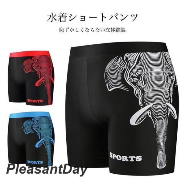 水泳パンツ メンズ ショートパンツ 水着 海パン 立体 スイムパンツ 短パン ストレッチ おしゃれ 男性 スイミング ショーパン 水着パンツ リゾート サーフパンツ ビーチウェア ボトムス スイムウェア 水泳服 ブラック 黒立体縫製でストレ...