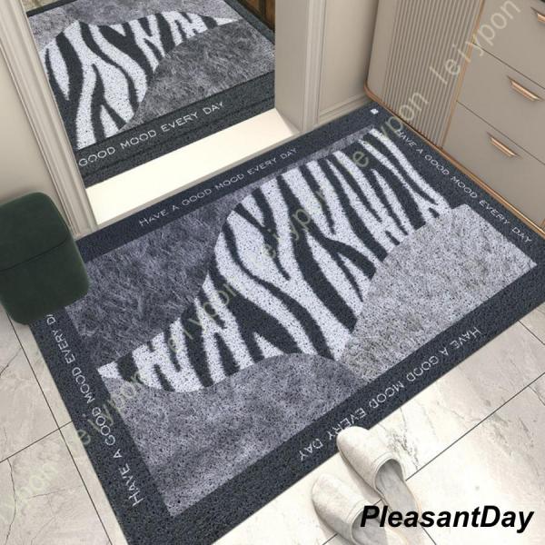 素材： PVCサイズ： ：40*60cm 50*80cm 60*90cm 80*120cmインテリア玄関マット：かわいい玄関玄関マットで家族やお客様をお出迎え。おしゃれな雰囲気が目を引きます。屋外にも屋内にも兼用でお使いいただけます。PVC...