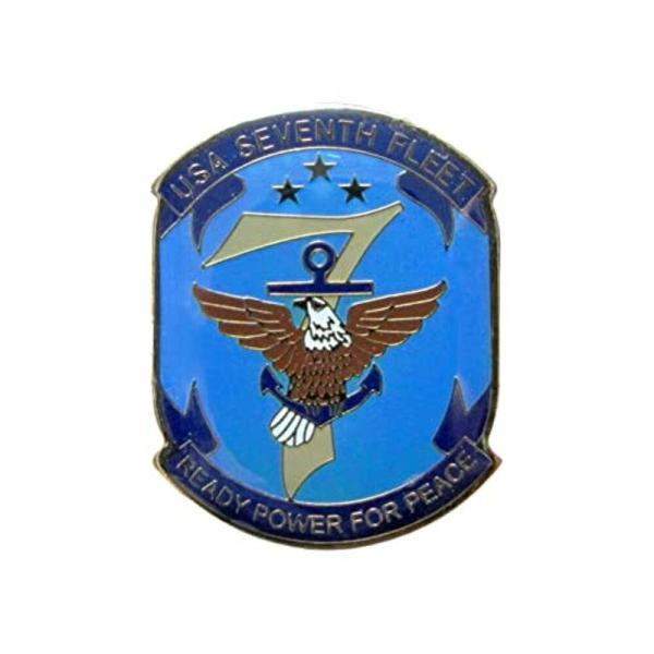 ピンバッチ 米海軍 US NAVY 第7艦隊 ACP106-097 自衛隊グッズ