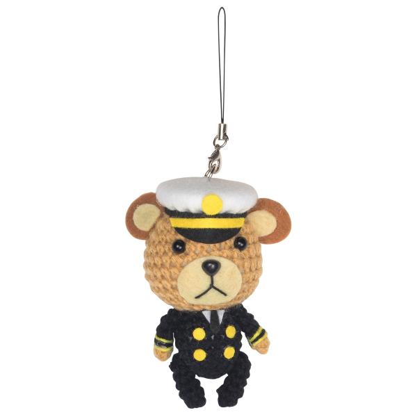 くまグッズ くまくまお 海上自衛隊 制服 GAN033 海自 自衛隊グッズ ぬいぐるみ