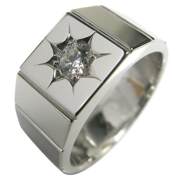 シルバー リング メンズ 指輪 印台 キュービックジルコニア Mpr 00 A Cz Sv Plejour プレジュール 通販 Yahoo ショッピング
