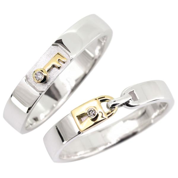ペアリング コンビ 鍵 リング K18 結婚指輪 Mr 0059 0060 Pair K18 Plejour プレジュール 通販 Yahoo ショッピング