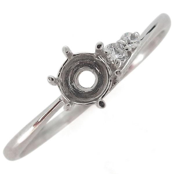 18金製のセミオーダー用の空枠です。お手持ちのルース(宝石)で製作致します。思い出の品や大切な形見などのリフォームにお役立てください。【18金カラー3色の中から】お選び頂けます。本体素材：K18ホワイトゴールド/K18イエローゴールド/K1...