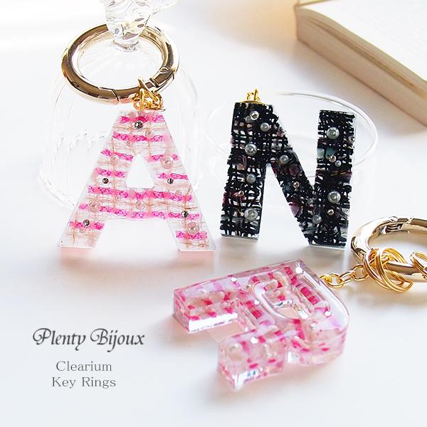 SWAROVSKI（スワロフスキー） キーリング レディース イニシャル