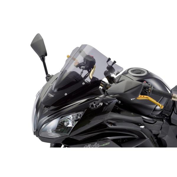 MRA スモークスクリーン ninja400,ninja250 MRA エムアールエー スクリーン レーシング スモーク Ninja650 12-16