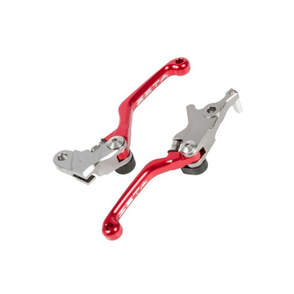 ZETA ジータ PIVOTレバーセットCP 3Fi RED CRF250L/M F5088 : バイク 
