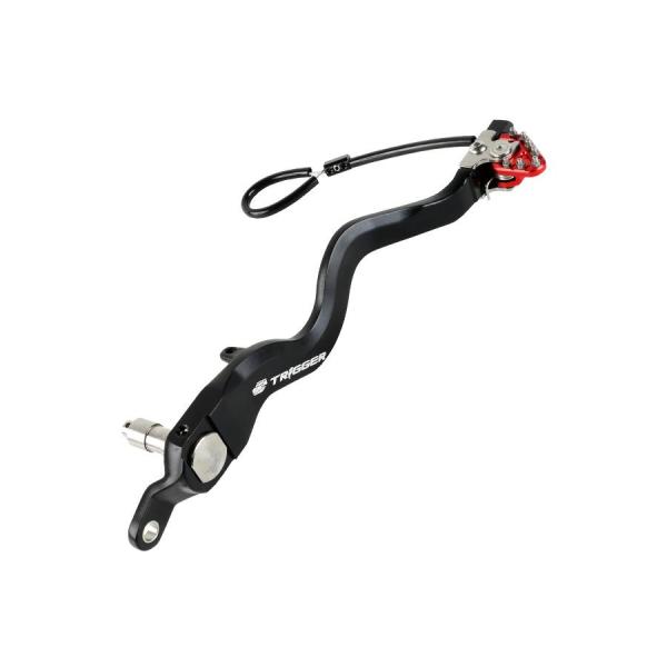 ZETA(ジータ) トリガーブレーキペダル レッド　KLX250 ZETA ZETA(ジータ) トリガーブレーキペダル レッド KLX250/D