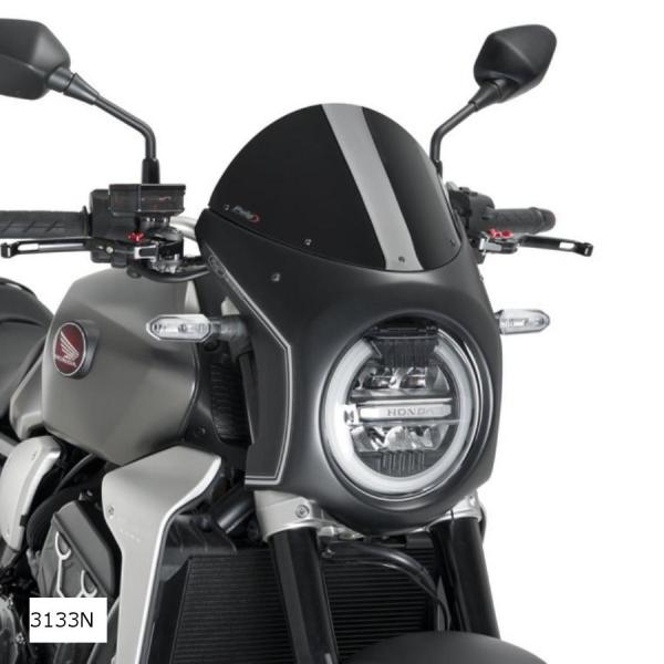 cb650rプーチPuig レトロフェアリング  CB650R CB1000R Puig Puig(プーチ) レトロフェアリング ブラック/ブラック