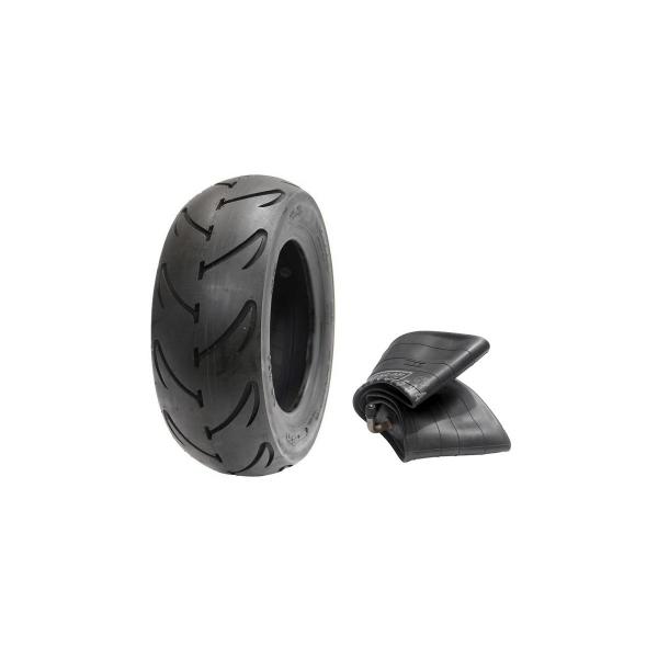 ステディ(steady) バイクタイヤ 8インチワイドタイヤ/B77 バナナタイヤ 110/80-8 X 1本 チューブ + 1本 セット品 SET-B77-110-T