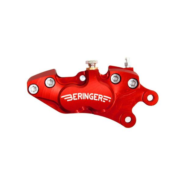 BERINGER ブレーキキャリパー➕ 4POT キャリパーO/Hキット BERINGER（ベルリンガー） 4ピストンキャリパー 右 ピッチ40 レッド