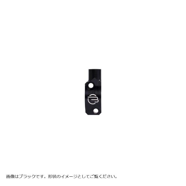 ベルリンガー ミラーホルダー クラッチ側 M10 正ネジ チタン 25.4mmハンドル用 MDC7H-T