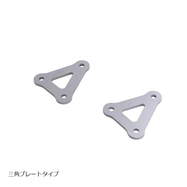 メーカー名：エフェックスメーカー品番：PHA0062D販売備考：スチール製リンクプレート 調整機能無 シート高20mmダウン適合情報：ホンダ[HONDA] CB1000F 26タイプ：三角プレートタイプカラー：シルバー材質：スチール仕様：リ...