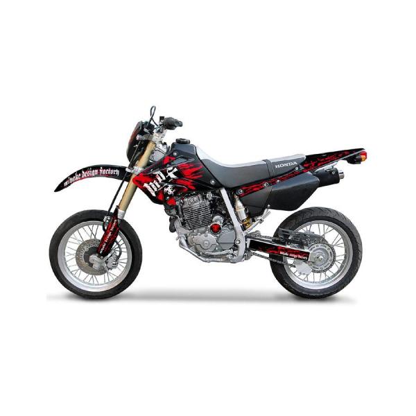 ホンダXR250 リヤフェンダー中古 デカール貼り付け ホンダXR250