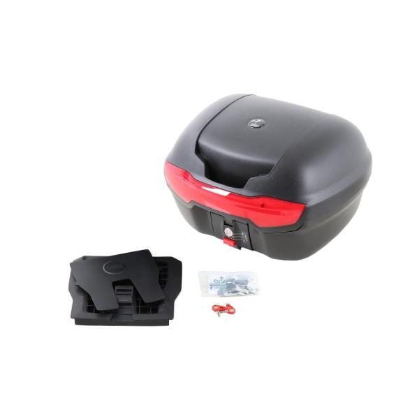 ヘプコアンドベッカー　トップケース ジャーニー 汎用タイプ 40 ブラック　610089-0001 ヘプコ＆ベッカー（HEPCO&BECKER） ジャーニー(JOURNEY) トップケース