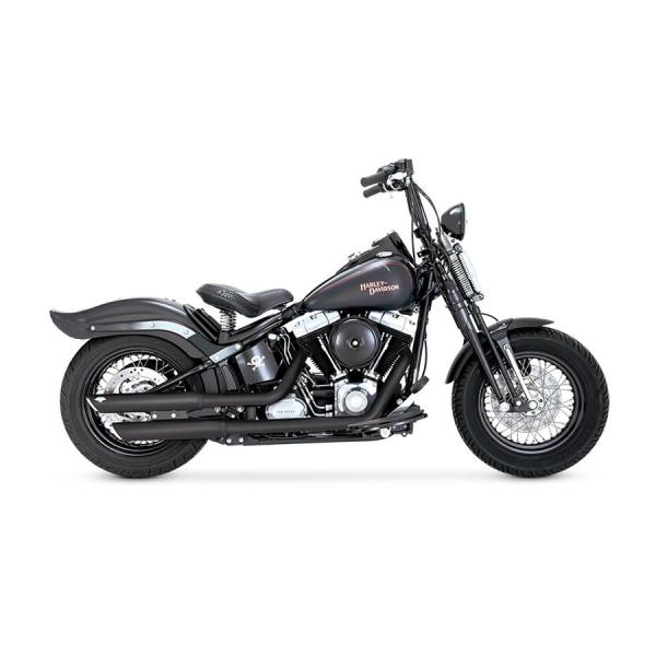 スチール製 ブラックマフラー 2本セット VANCE＆HINES（バンス＆ハインズ） VANCE & HINES (バンスアンド