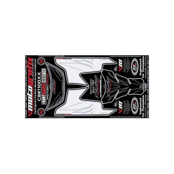 モトグラフィックス ボディパッド TANK/FRONT CBR1100XX 97-07 モトグラフィックス ボディパッド TANK/FRONT CBR1100XX 97-07