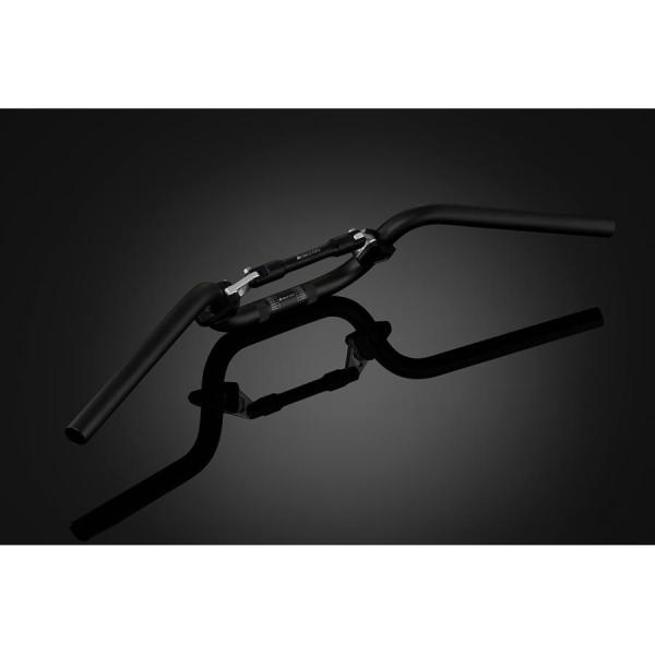 アルミ製 バーハンドル 青と黒 アルミハンドルバー 径 22mm 高さ 110mm 青 ブルー BL 新品