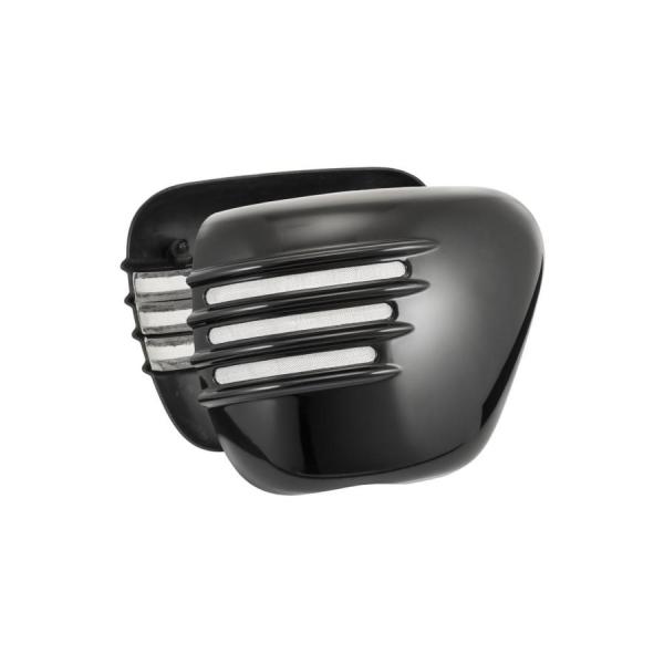 モートーン サイドカバー リブ グロスブラック Bonneville T120 MTE212