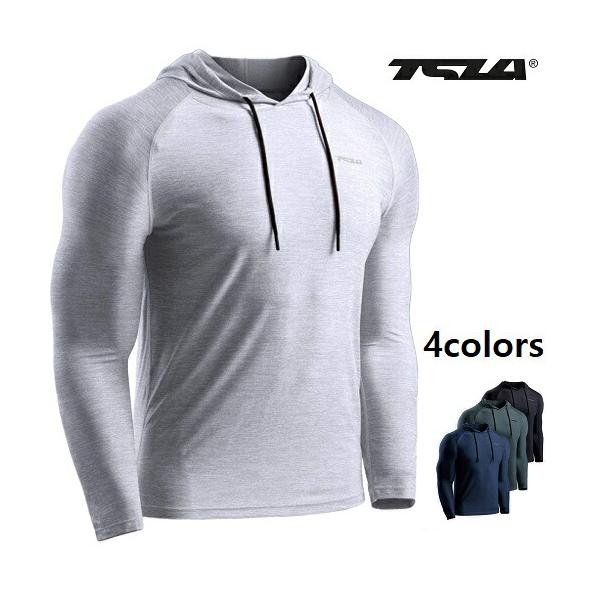 テスラ TESLA スポーツ Tシャツ ランニングウェア トレーナー クルーネック ラグラン 長袖 Tシャツ スポーツシャツ メンズ 1枚単品  吸汗速乾  MTL73-1pcs 爆買